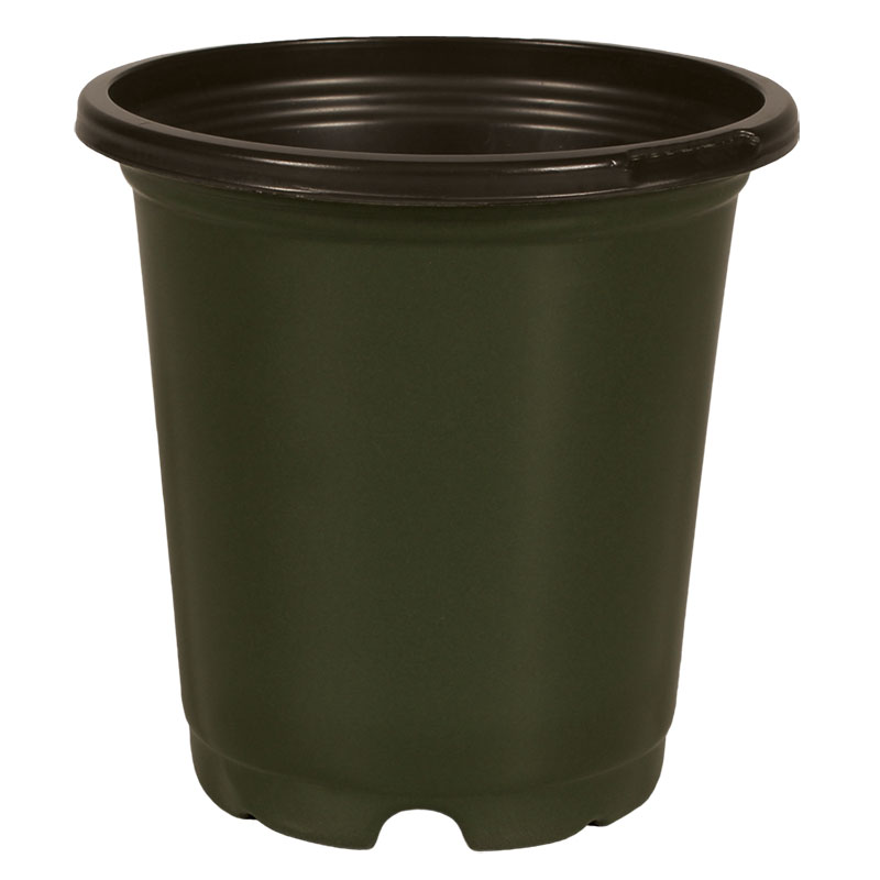 Black Coex Pots Greenhouse Supplies 50-4"  Round Nursery Pots Flower Pots 