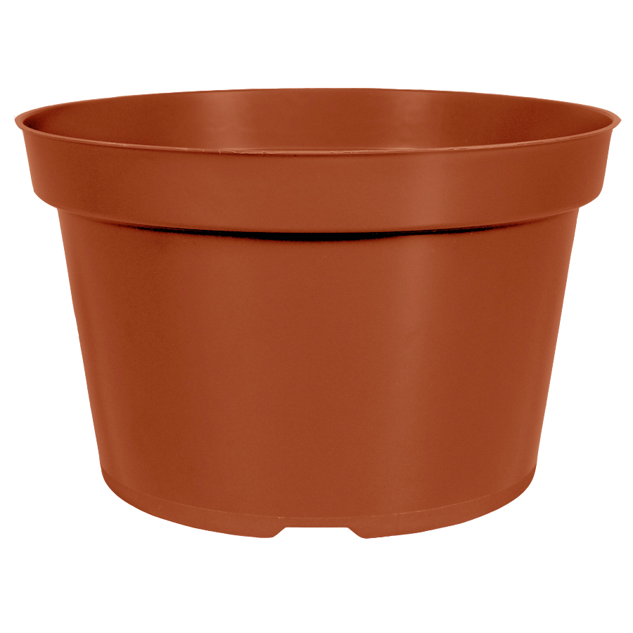 Flower Pots Greenhouse Supplies 50-4"  Round Nursery Pots Black Coex Pots 